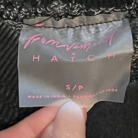 NWT Free People Movement x Hatch Intercept Pullover Small Black Top Sweatshirt - Picture 11 of 13